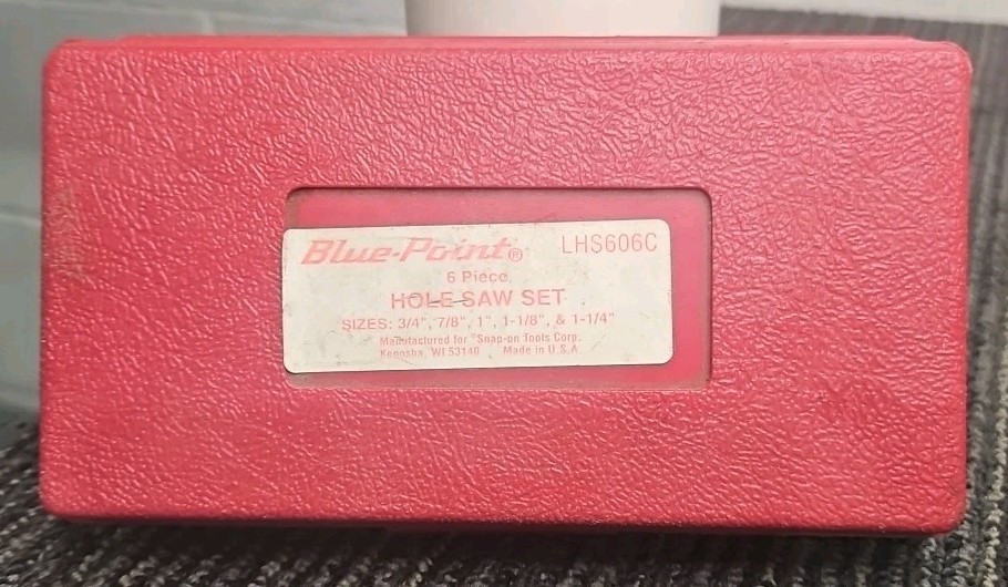 Blue-Point LHS606C 6pc Hole Saw Set