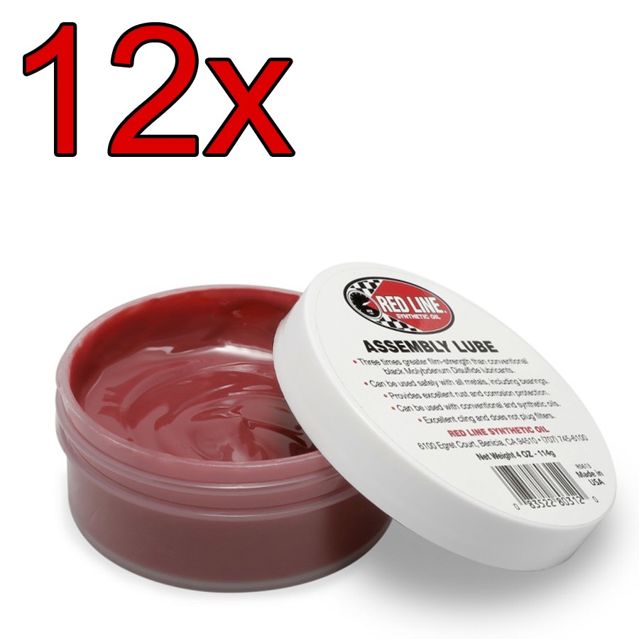[Case of 12] Red Line Engine Assembly Lube 4oz