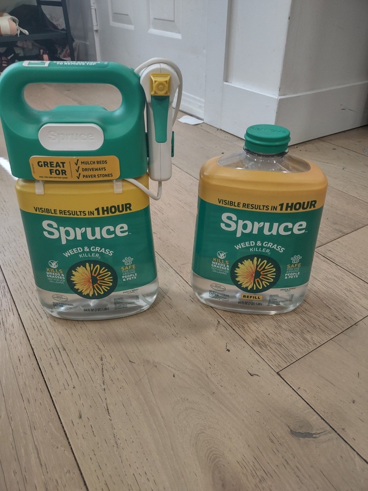 Spruce Weed & Grass Killer eco-friendly herbicide Snap and spray system bundle.