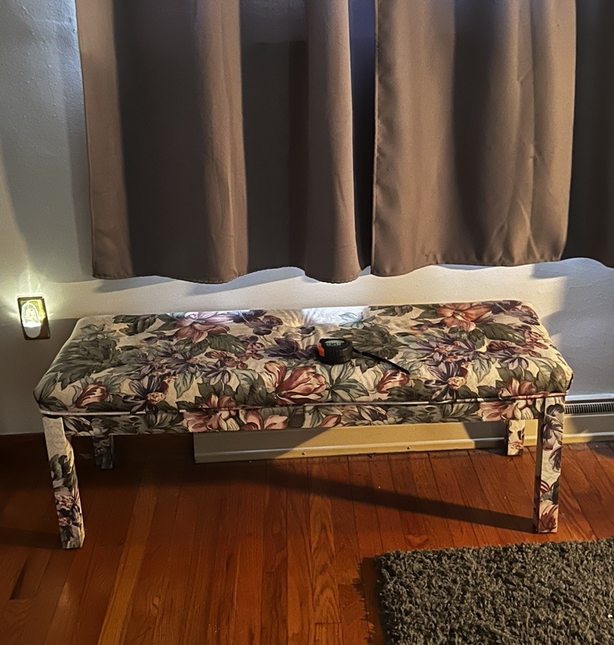 Floral Bench