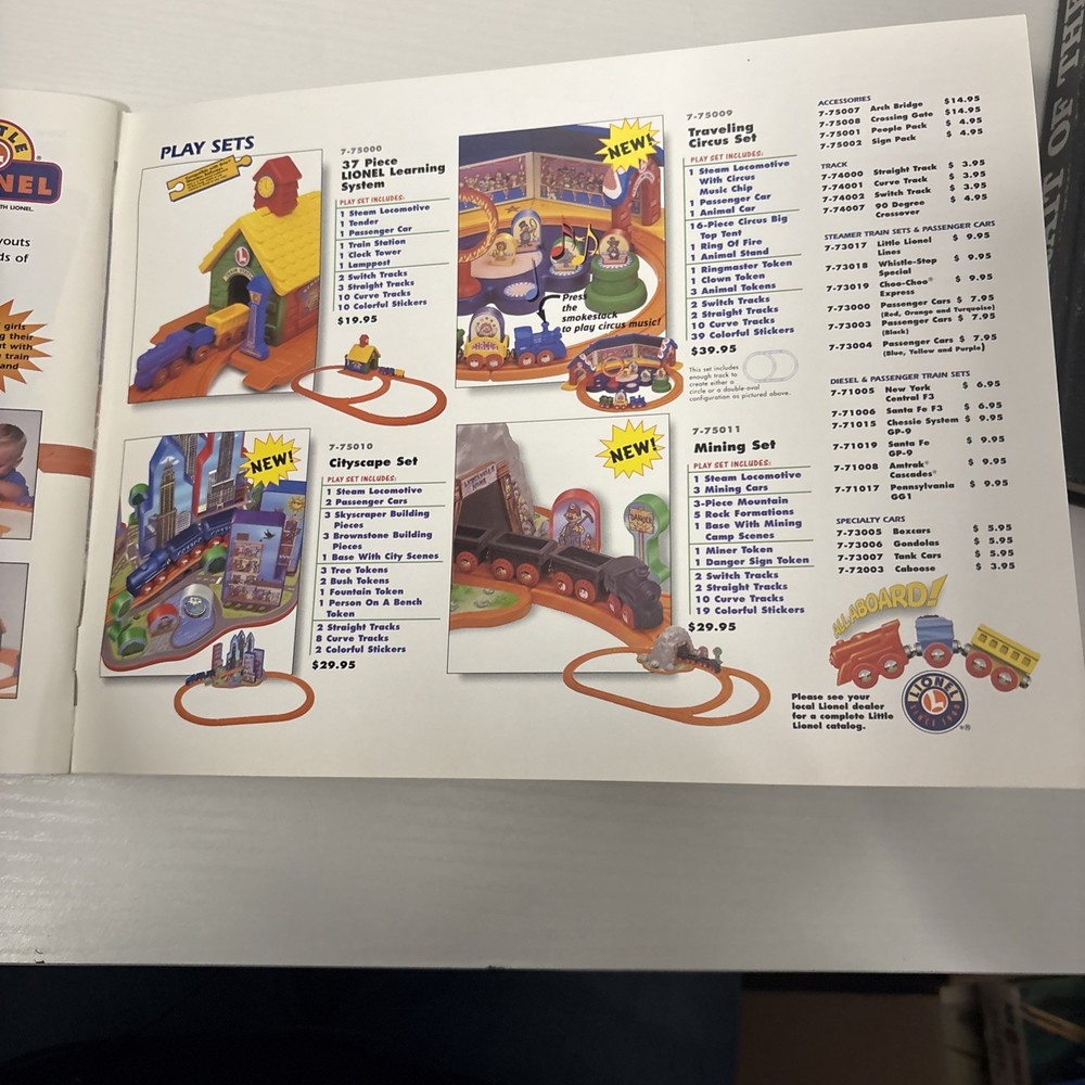 2001 Lionel Classic Trains Catalog