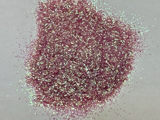 "Blossoms" Pink Glitter Iridescent Fine Cut