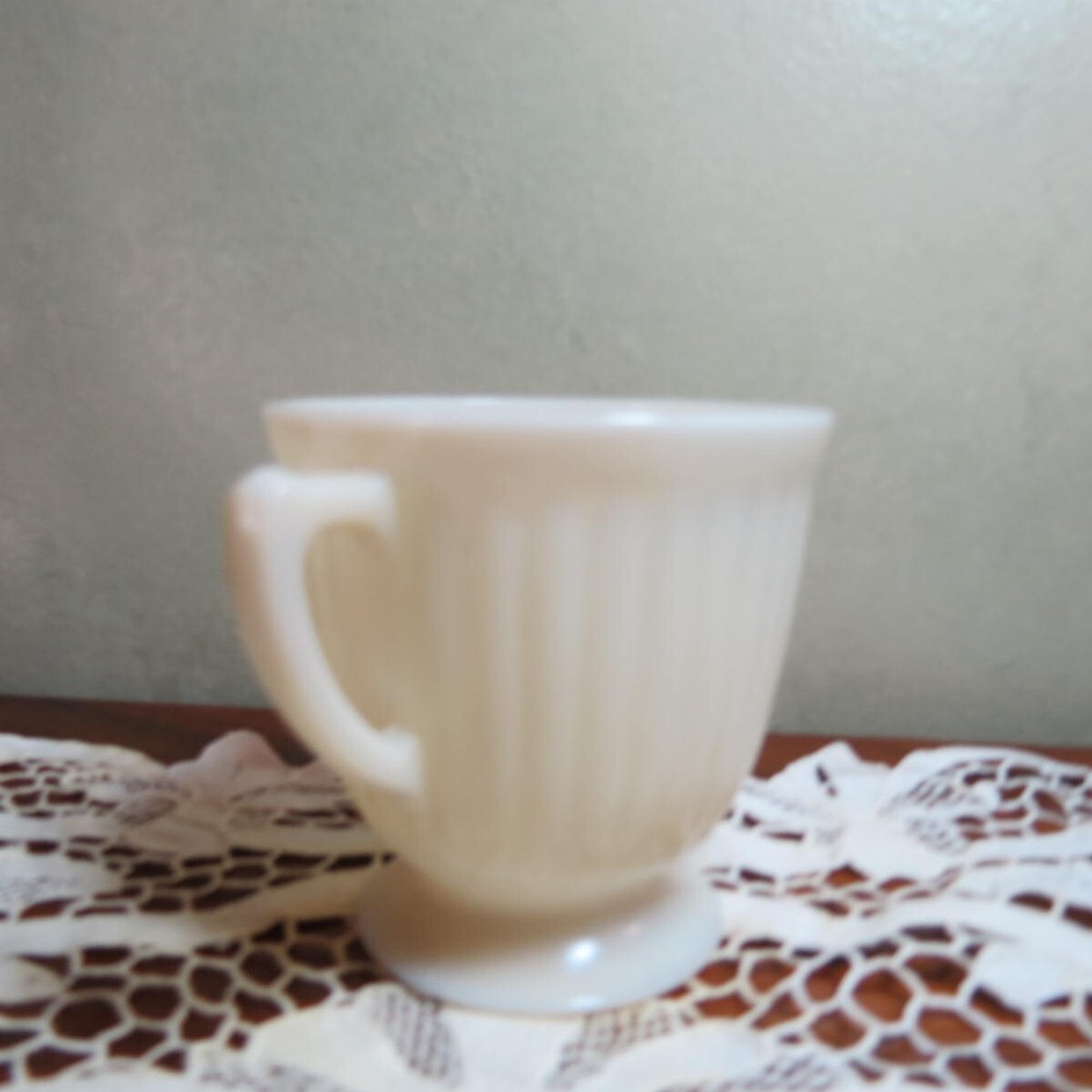 MacBeth Evans Petalware Monax Cream Open Sugar Bowl