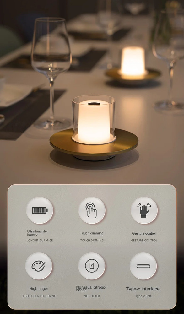Candlelight Ambience Small Night Lamp