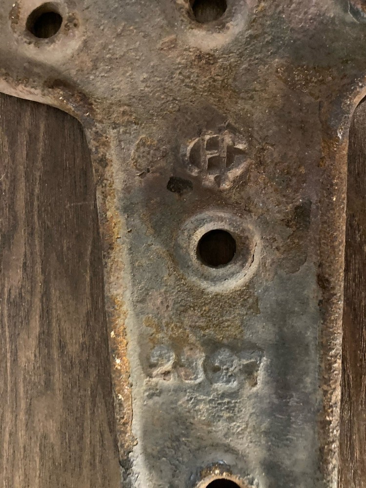Large Cast Iron Hinge Off Railroad Refrigerator Car