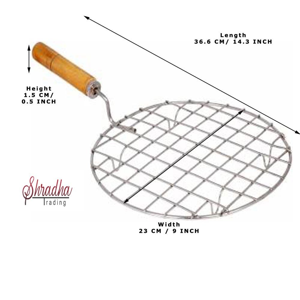 Big Roasting Net, Papad Roaster, Roasting Pan,Wire Roaster,Roasting Net, Roti...