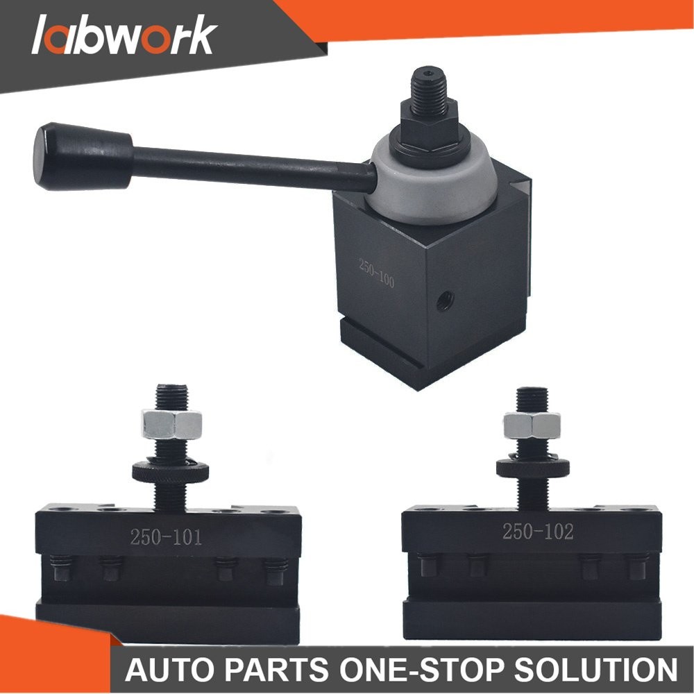 Labwork AXA 250-100 Piston Type Quick Change Tool Post Holder For Lathe 12"