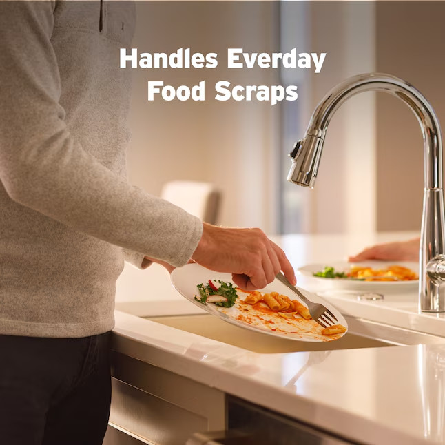 InSinkErator Badger 5XL Continuous feed 1/2-HP Septic Safe Corded Garbage