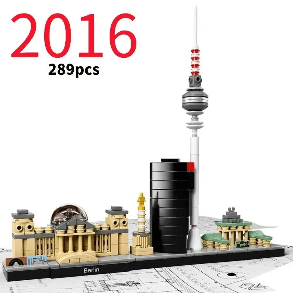 ARCHITECTURE: Berlin 21027 - Complete Bricks - New Sealed (bagged)