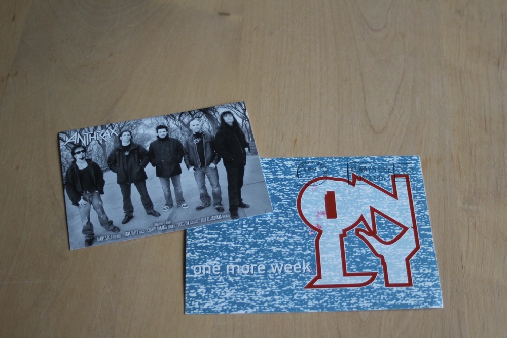 Anthrax - 2x Promo Cards  - FREE SHIPPING -