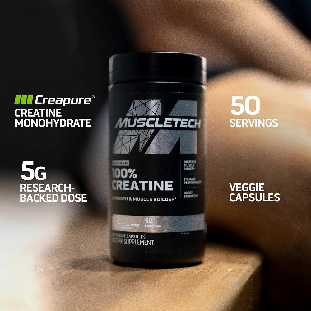 MuscleTech Platinum 100% Creatine 100 Capsules
