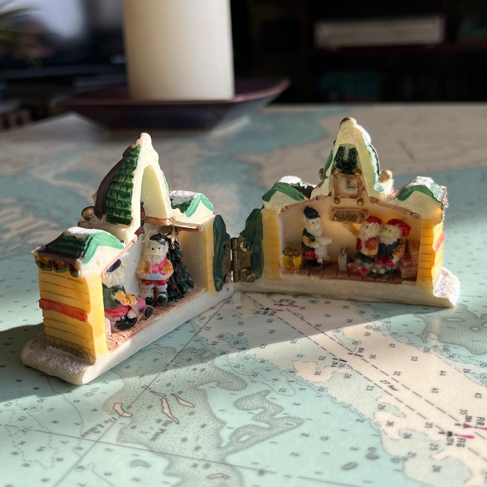 Vintage Hinged Union Tiny Station Ceramic Building