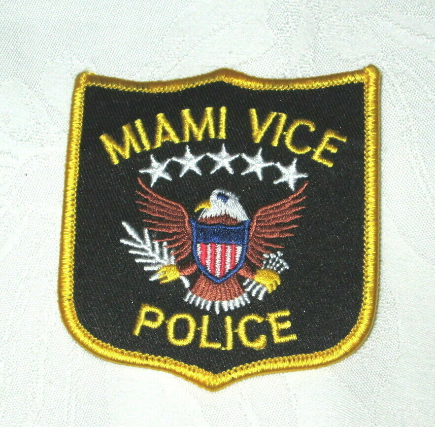 **MIAMI VICE POLICE PATCH - NEW**
