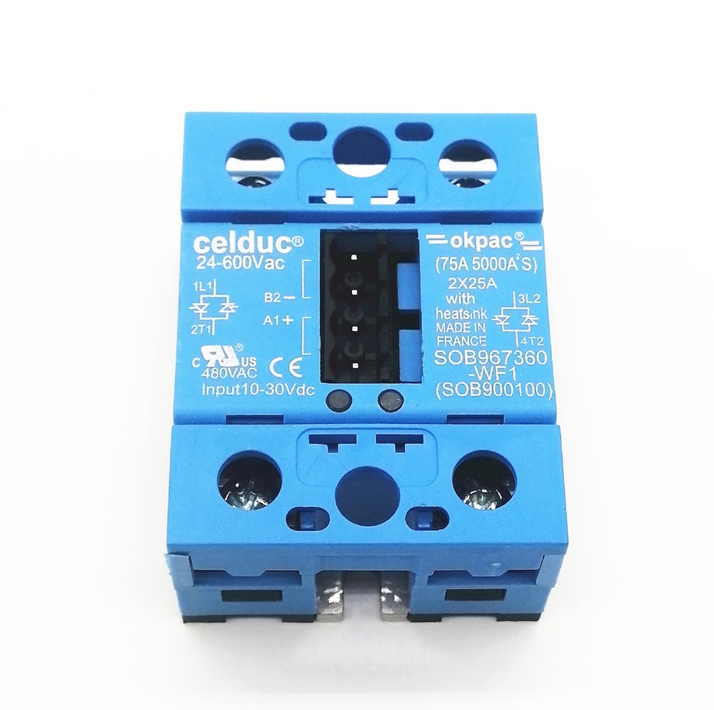 1pcs SOB967360 -WF1(SOB900100) 2*25A Solid State Relay