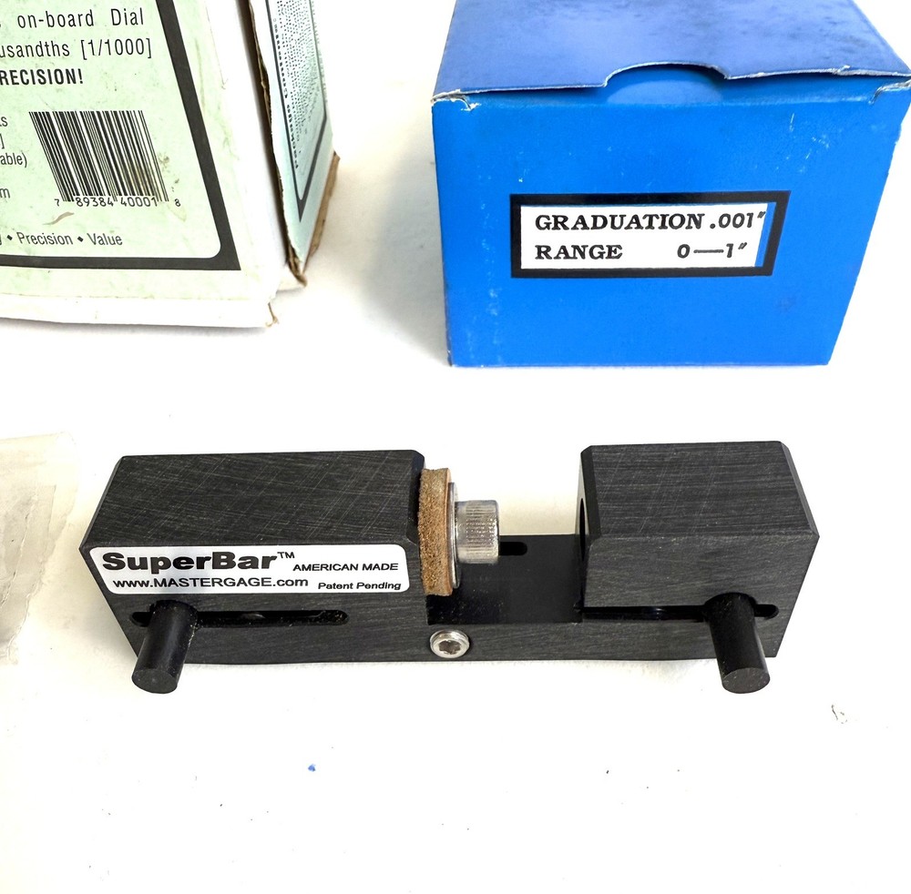 MASTERGAGE SuperBar Table Saw Adjustment System with Dial Indicator New Open Box