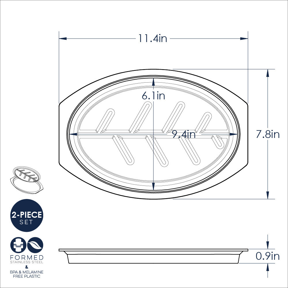 Nordic Ware Sizzling Steak Server