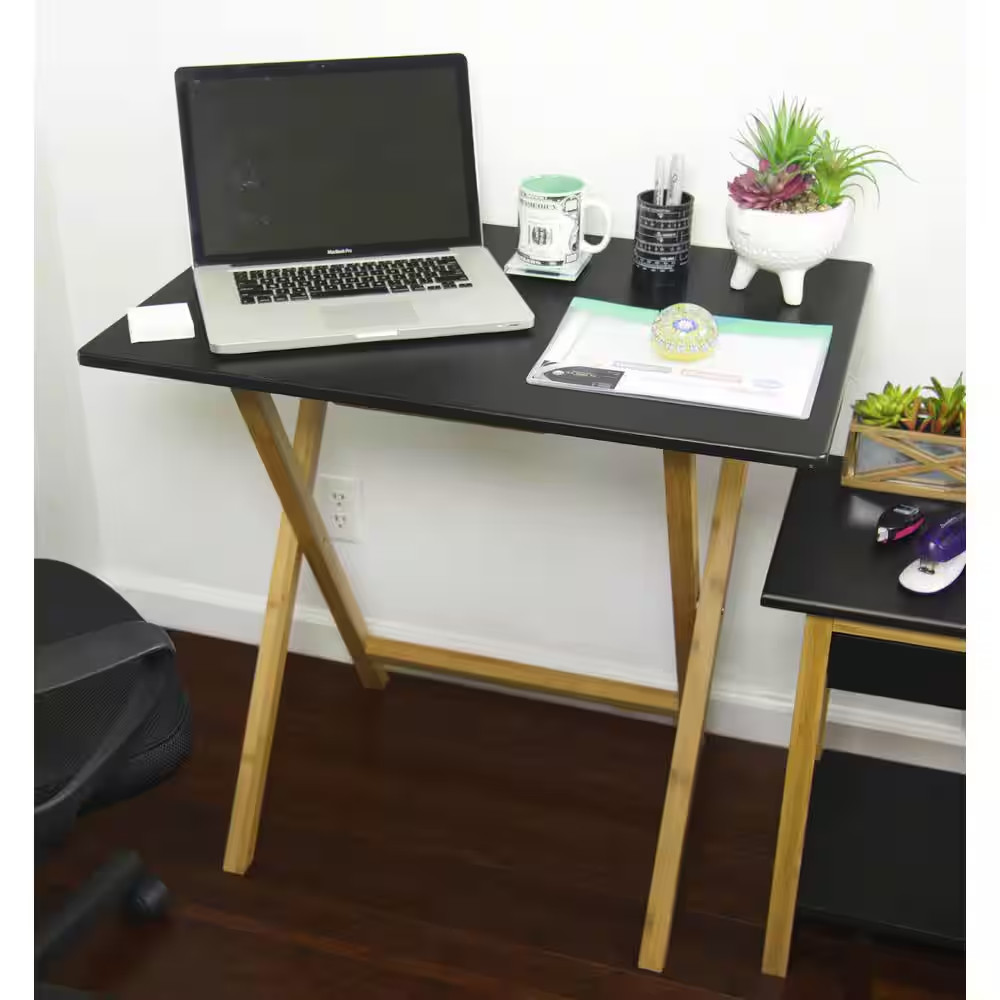 Solid Bamboo Frame Folding Desk