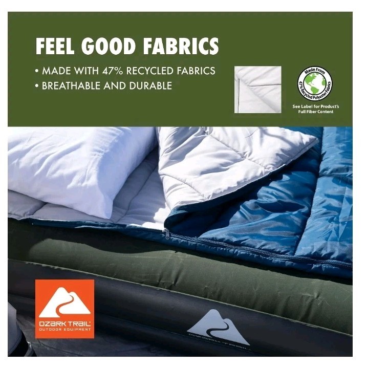 Ozark Trail 35 F Cool Weather Rectangular Sleeping Bag