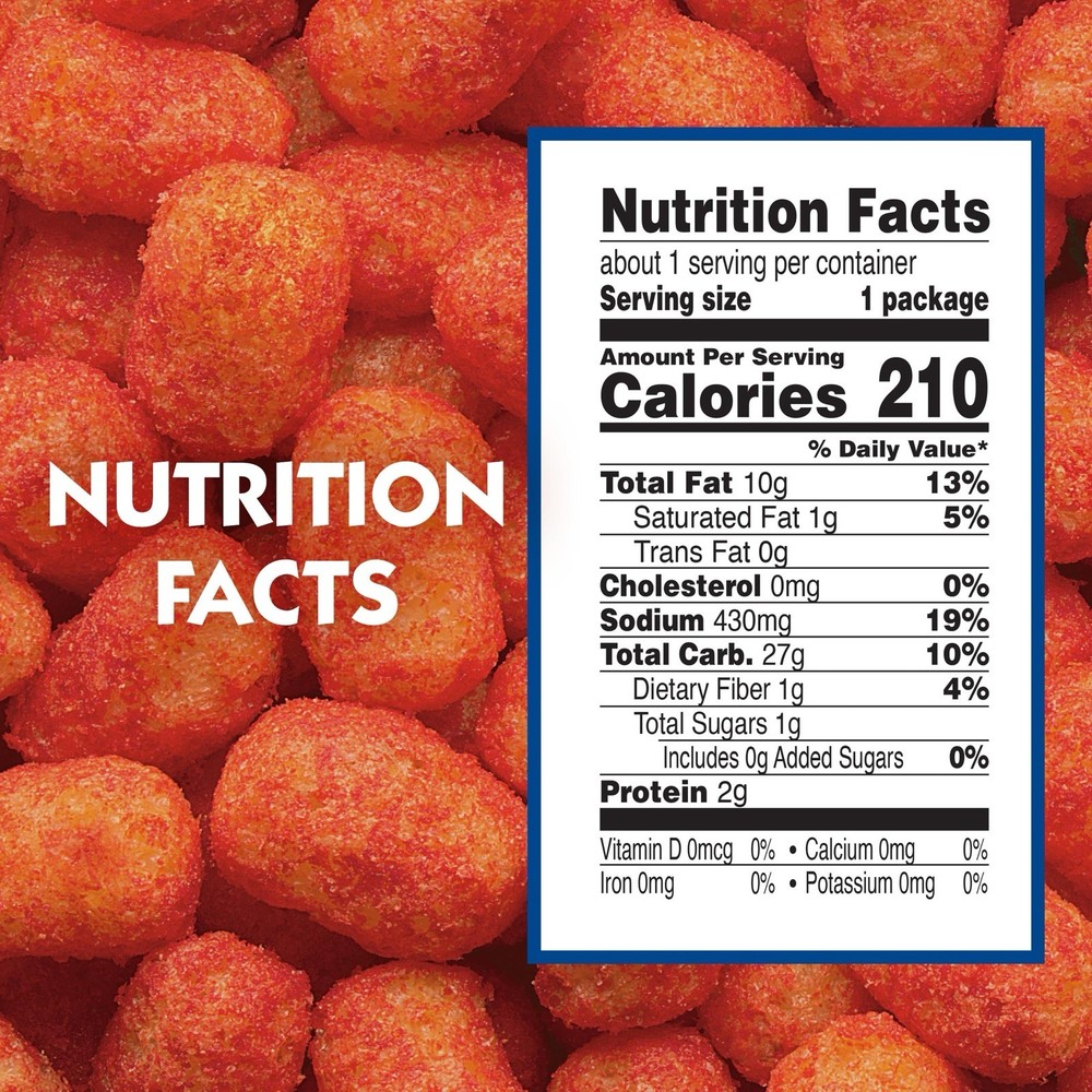 Andy Capp's Fire 🔥 Tots, Puffcorn Snack, 1.5 oz.