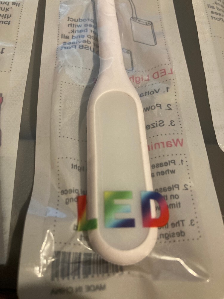 LOT OF 5 Flexible USB LED Light Lamp Computer Keyboard Study Notebook Laptop PC