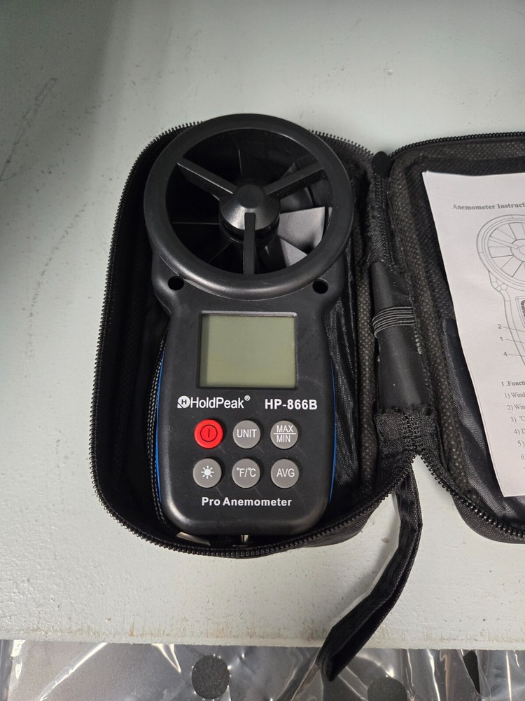 HOLDPEAK 866B Digital Anemometer Handheld Wind Speed Meter