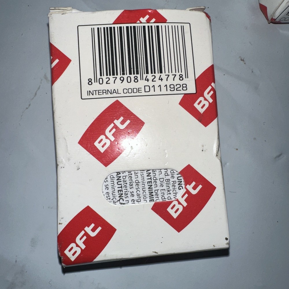 BFT MITTO B RCB 12V 433 Mhz D111904 Trasmitter bicanale codifica rollingcode NEW