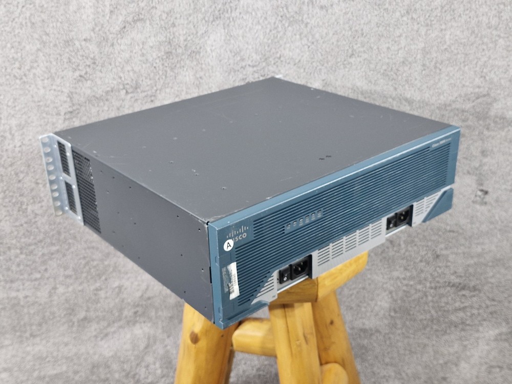 Cisco 3800 Series Router Powers On Untested As-Is Pulled From Working