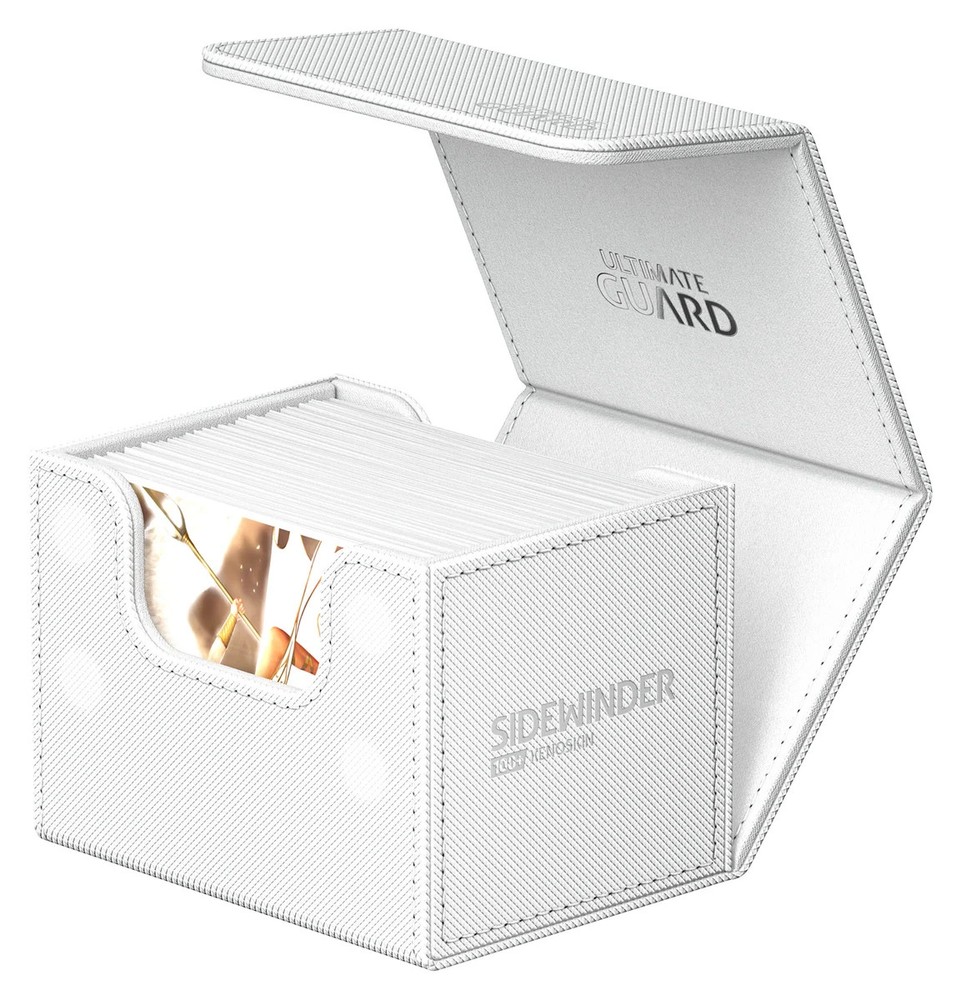 Ultimate Guard Sidewinder 100 White Xenoskin Deck Box