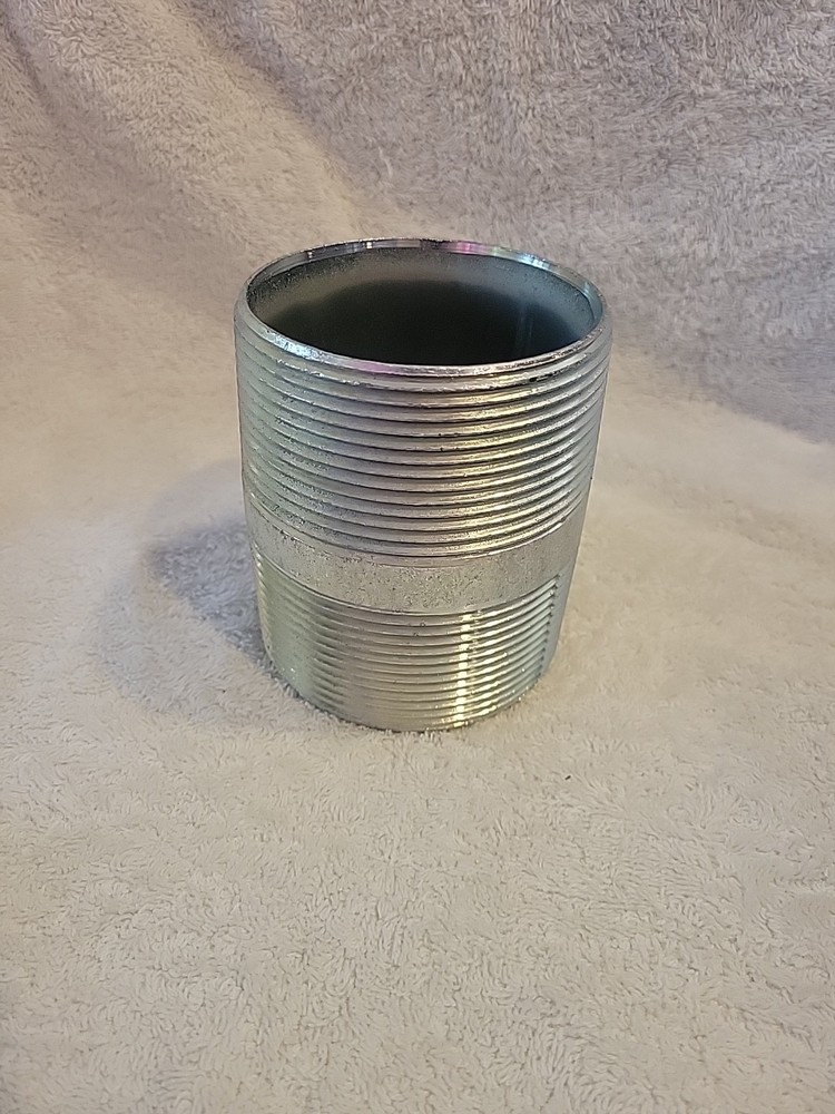 3" Galvanized Shoulder Nipple  (3×4)