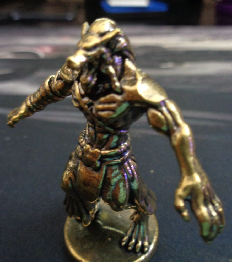 Mini Brass Wolf Warrior