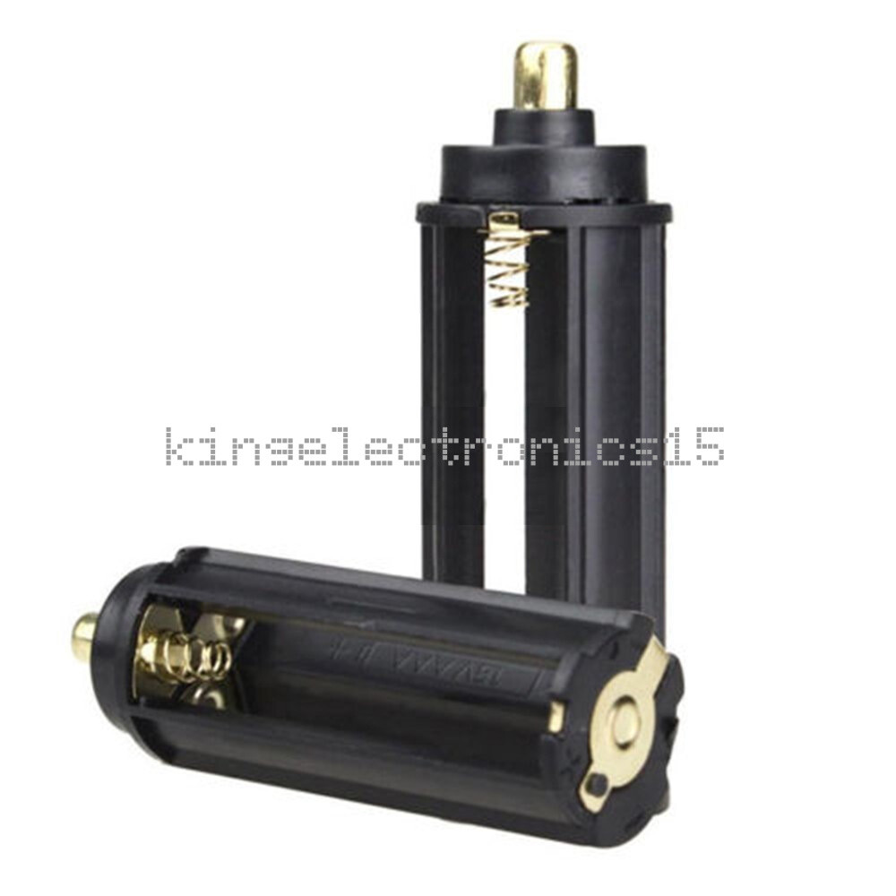 2PCS 3 AAA To Battery Converter Plastical Battery Holder Box Case