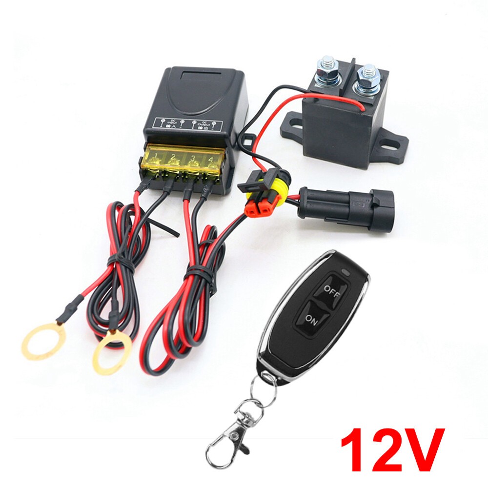 Car Battery Switch Disconnect Power Kill Master Isolator Cut Off Remote Control