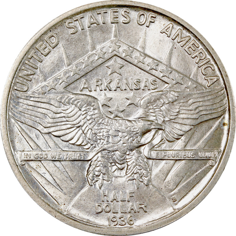 1936-S Arkansas Commem Half Dollar