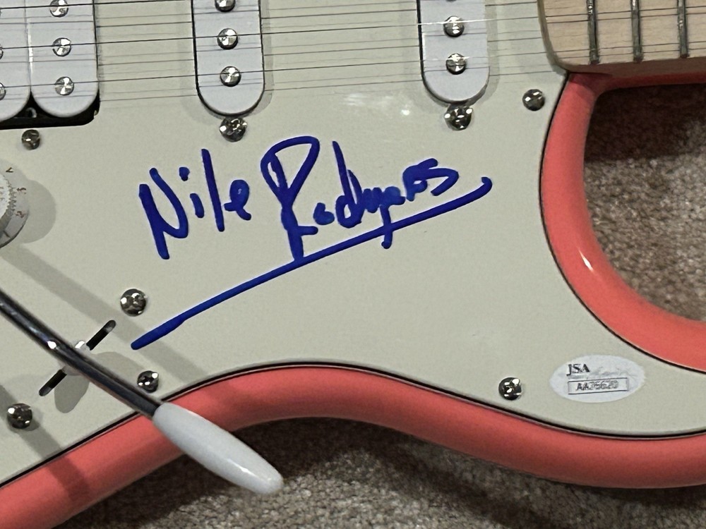 Nile Rodgers Signed Guitar Autographed Chic Daft Punk JSA