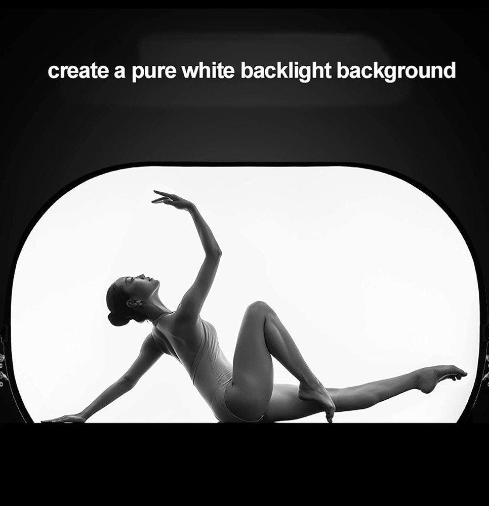 Soft White Diffuser Foldable Light Diffuser Light Diffusion Panel with Carry Bag