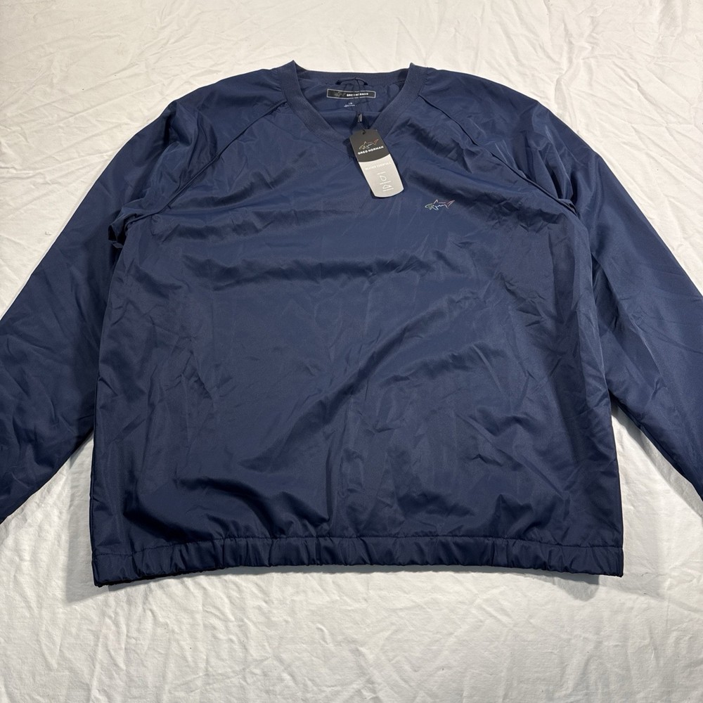 Greg Norman Weather Essentials Windbreaker Pullover Golf Men’s Large NWT