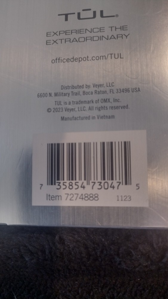 TUL To Do Pad 50 Sheets Mint Note-Taking Pad Sealed