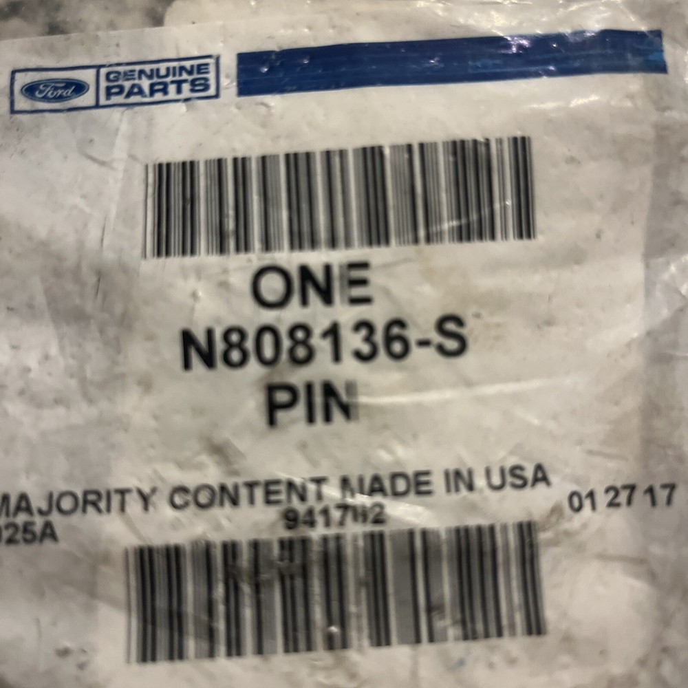 Genuine Ford Spring Pin N808136-S