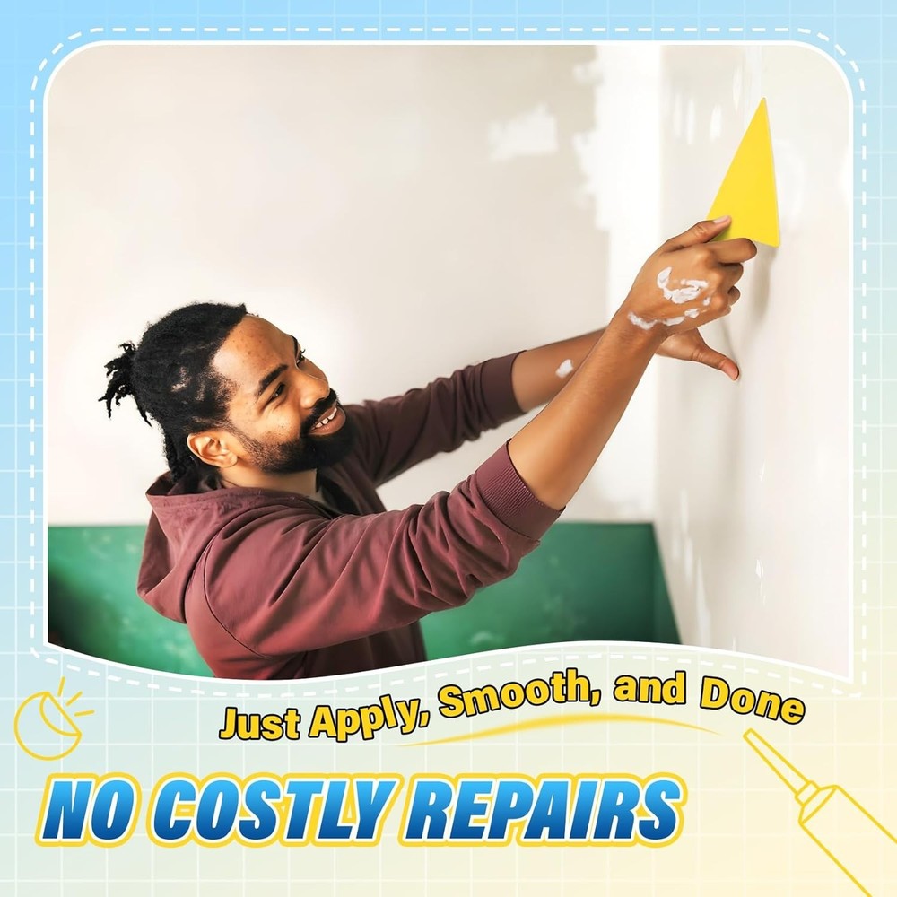 “Drywall Repair Kit Fast Drying – 9 Pack Wall Mending Agent Spackle Hole Patch”