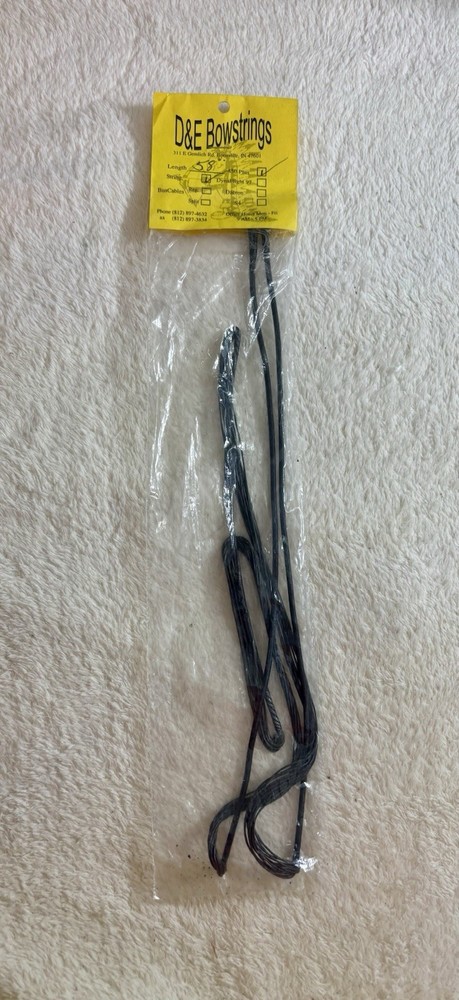 D & E Bowstrings 58 In Bowstring For Crossbow, 450 Plus. Free Shipping.