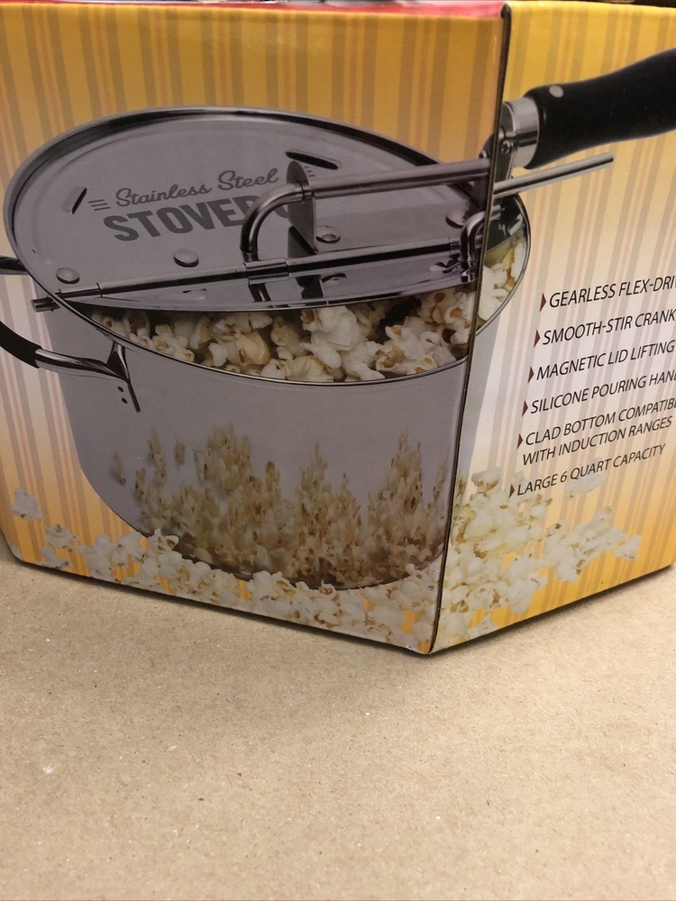 StovePop Stainless Steel Popcorn Popper