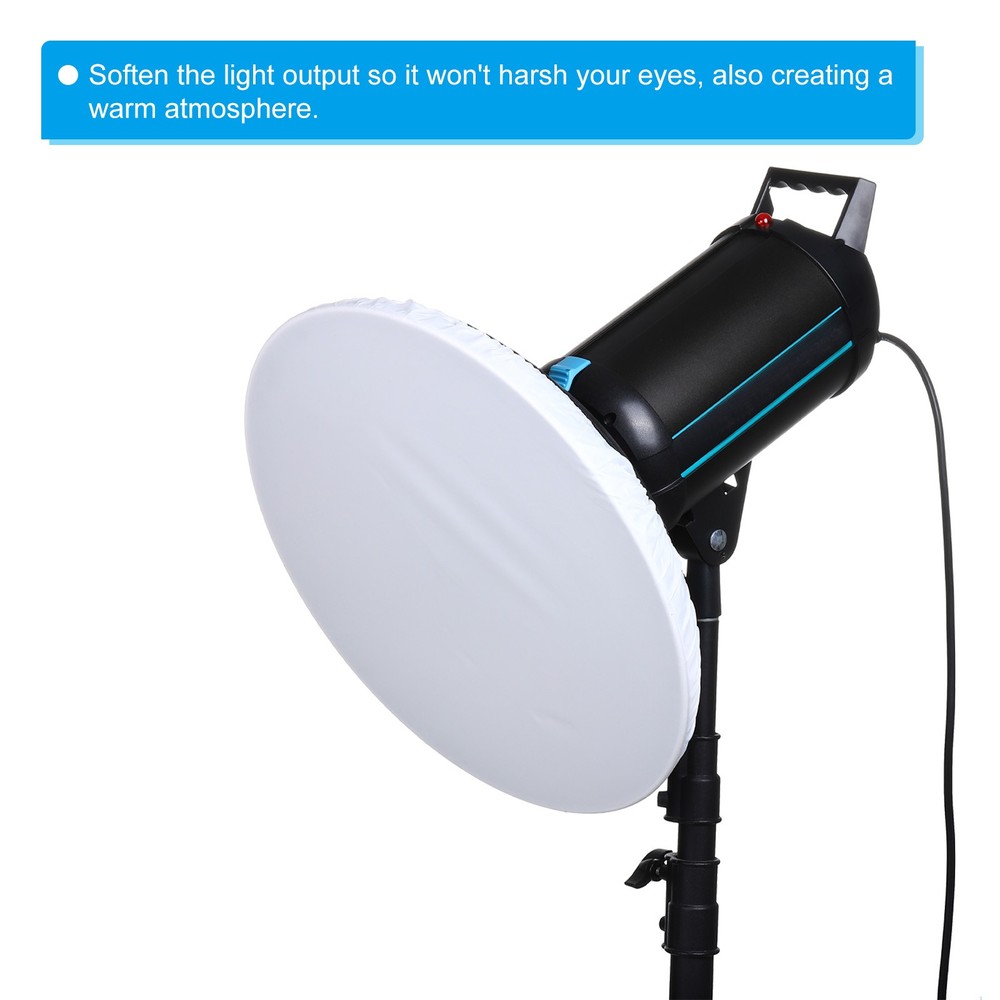 17" Soft Diffuser Lamp Cover Cloth Diffuser Lamp Sock for Flashing Blue