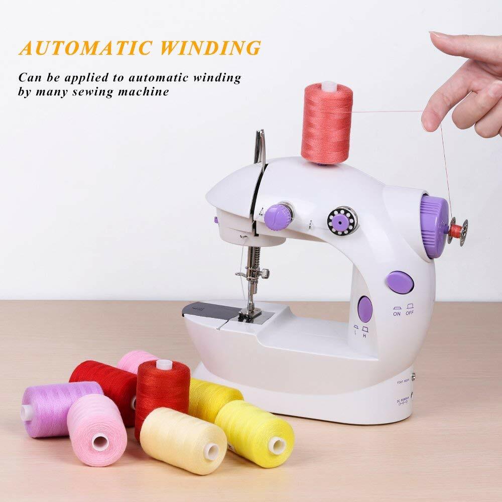 1000 Yards Cotton Sewing Thread Sets Spools Thread for Sewing Machine 24 Colors
