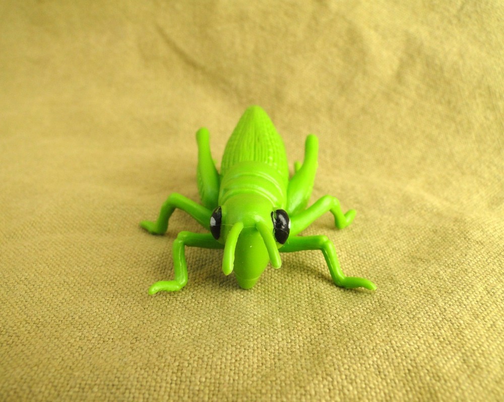 Green Cricket Finger Puppet (Please Read Description)