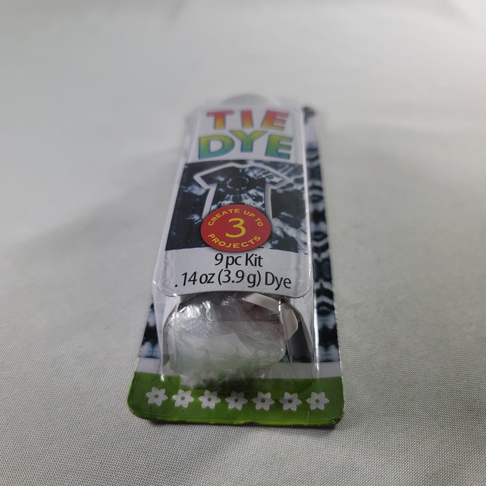 Create Basics Black Tie-Dye, 9 Pc Kit, Makes Up To 3 Projects!