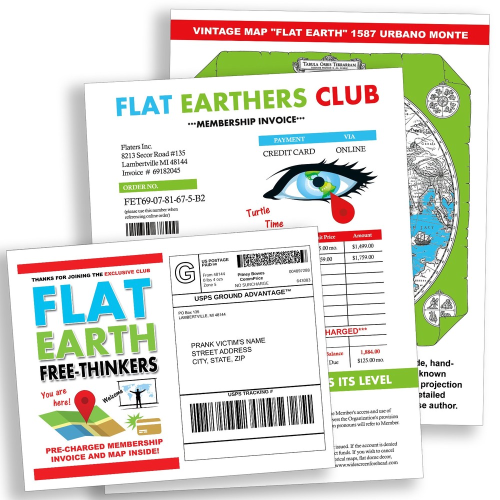 Flat Earth Fake Prank Mail Sent Anonymously!