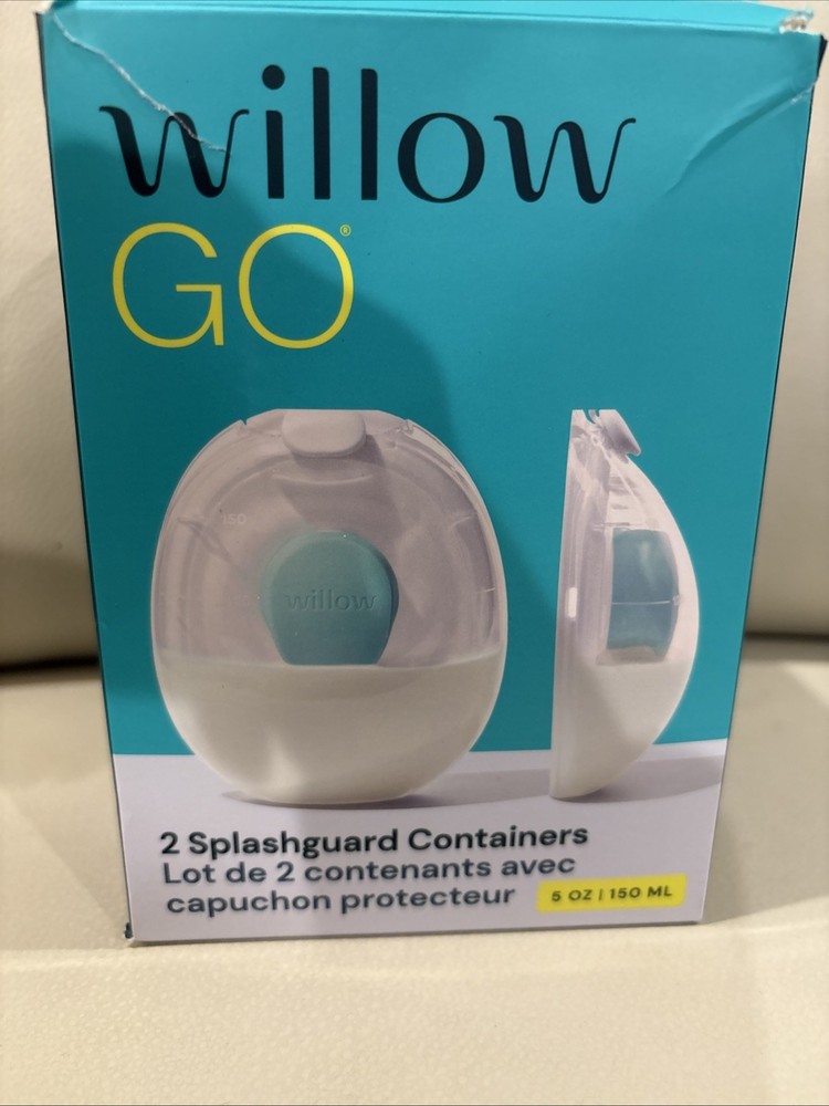 Willow Go 2 Splashguard Containers 5oz 150ml OR Willow Go CONTAINER SET