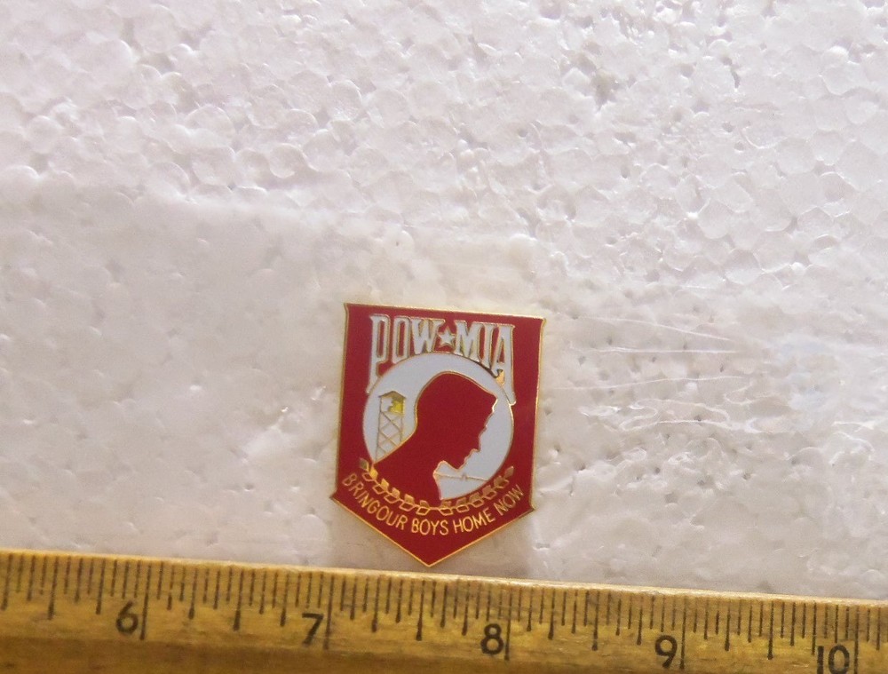 Large POW*MIA Pin