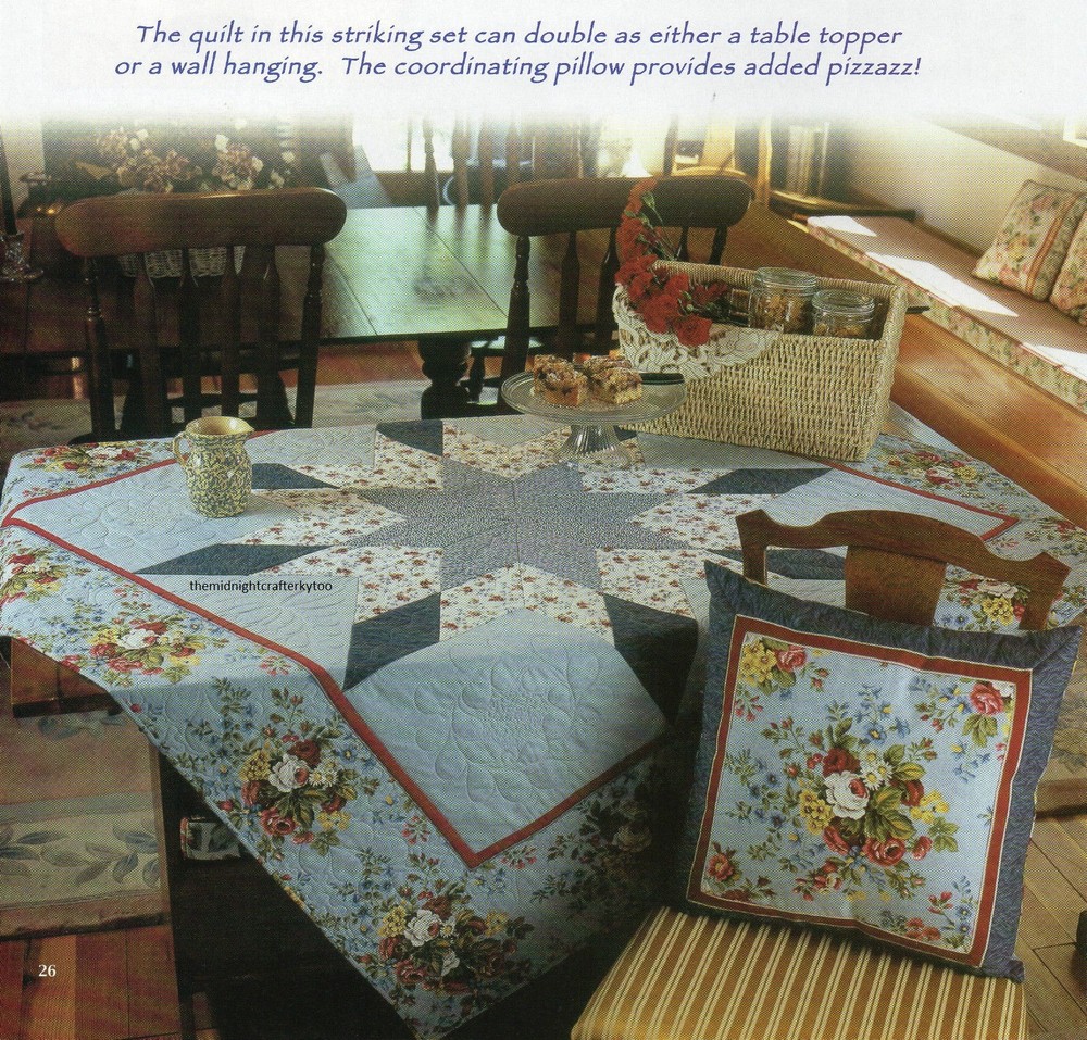 Blazing Star Ensemble Quilt Pattern Pieced MR