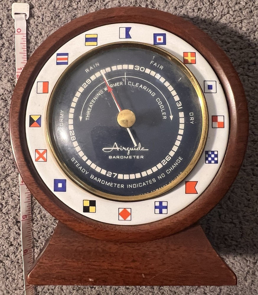 Airguide Barometer vintage works